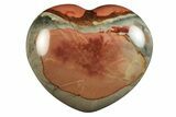 Wide, Polychrome Jasper Heart - Madagascar #246405-1